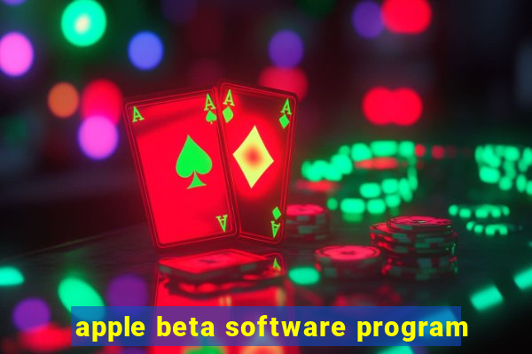 apple beta software program